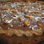 Milk Chocolate Tart with Pretzel Crust