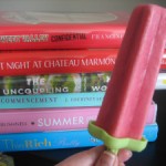 Raspberry Yogurt Popsicles + Summer Reading