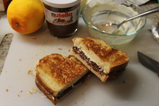 Nutella & Orange Grilled Cheese