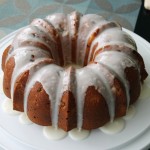 Lemon Rhubarb Buttermilk Bundt Cake