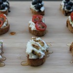 Toasted Walnut, Honey & Ricotta Crostini