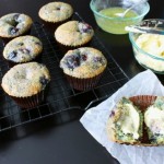 Blueberry Lime Cornmeal Muffins