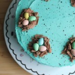 Speckled Easter Egg Cake